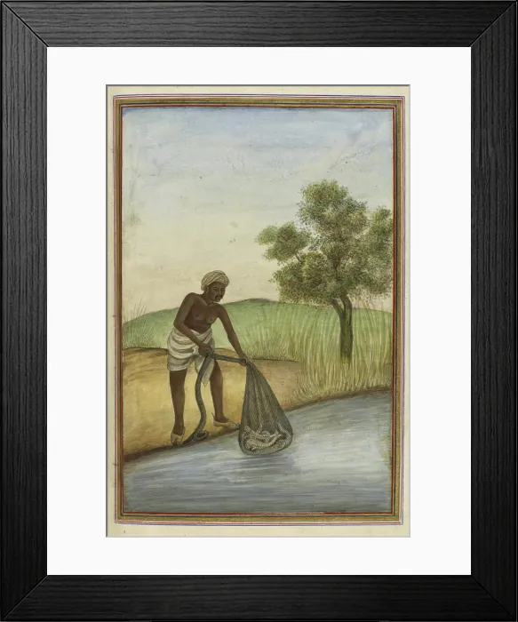 Framed Print : Macchi, a Muslim caste of fishermen, 1825. Creator: Anon Framed Print : Macchi, a Muslim caste of fishermen, 1825. Creator: Anon