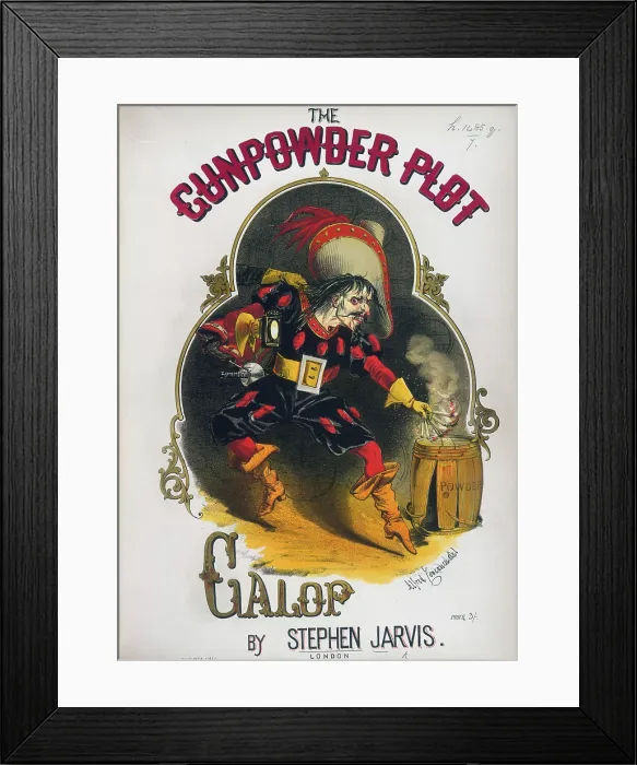 Framed Print : The Gunpowder Plot Galop, 1866. Creator: Unknown. The Gunpowder Plot Galop, 1866. Creator: Unknown Framed Print : The Gunpowder Plot Galop, 1866. Creator: Unknown. The Gunpowder Plot Galop, 1866. Creator: Unknown