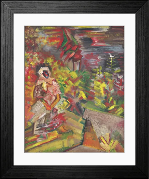 Framed Print : Peasant Woman, 1940. Creator: Arnold Peter Weisz-Kubincan