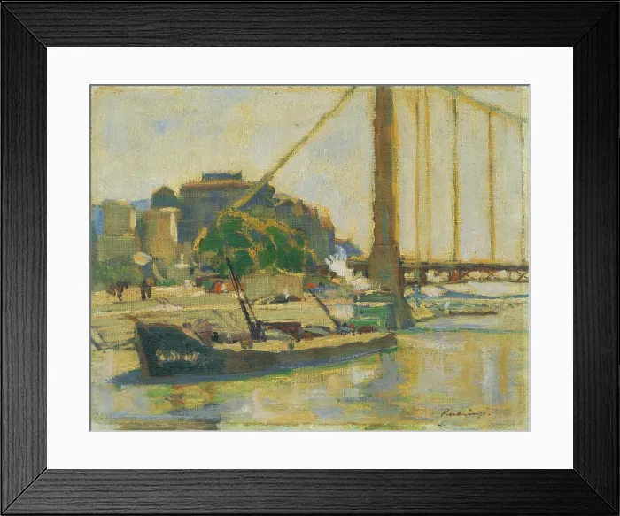 Framed Print : Old Budapest, late 19th century. Creator: Alexander Kubinyi Framed Print : Old Budapest, late 19th century. Creator: Alexander Kubinyi