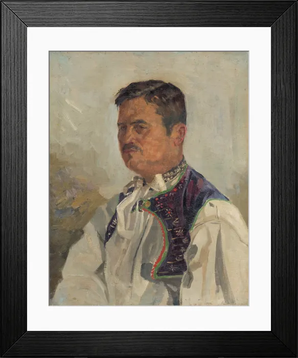 Framed Print : Self-Portrait, 1925-1935. Creator: Anton Frolka Framed Print : Self-Portrait, 1925-1935. Creator: Anton Frolka