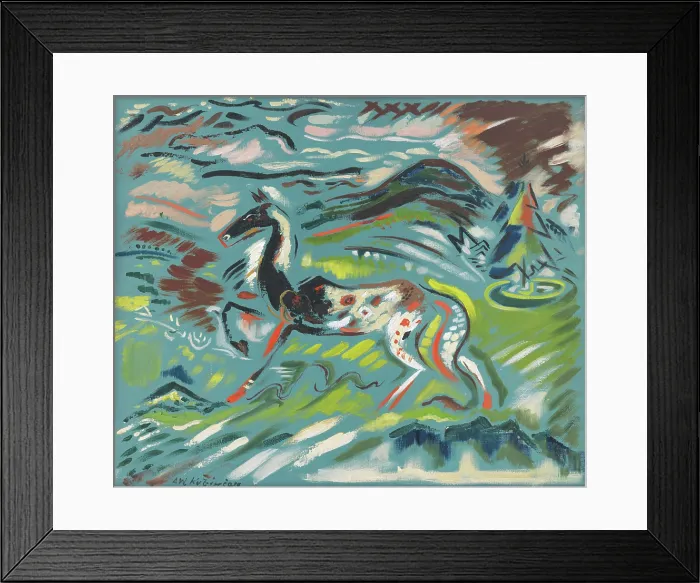 Framed Print : Horse, 1937. Creator: Arnold Peter Weisz-Kubincan Framed Print : Horse, 1937. Creator: Arnold Peter Weisz-Kubincan