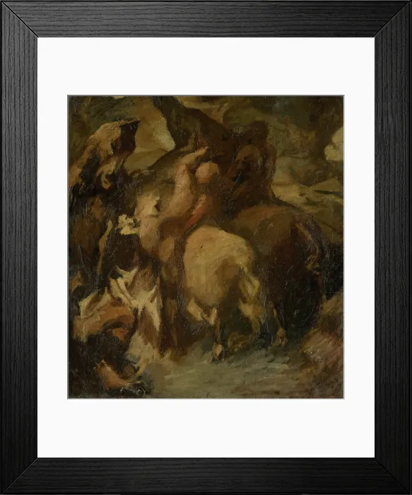 Framed Print : The fight for the flag, 1925. Creator: Alfred Justitz Framed Print : The fight for the flag, 1925. Creator: Alfred Justitz