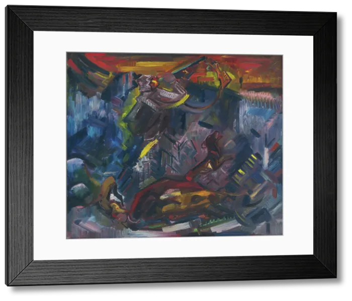 Framed Print : Hunter with his Prey, 1940-1944. Creator: Arnold Peter Weisz-Kubincan Framed Print : Hunter with his Prey, 1940-1944. Creator: Arnold Peter Weisz-Kubincan