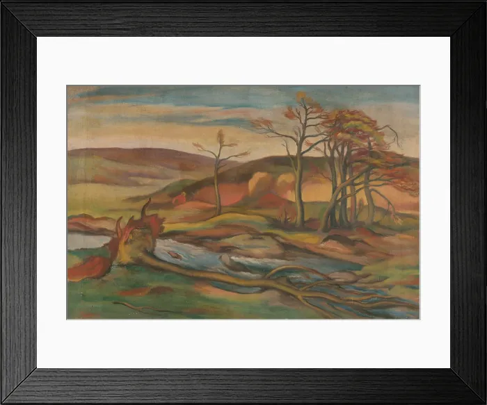 Framed Print : Early Spring Landscape, 1929. Creator: Alois Holub Framed Print : Early Spring Landscape, 1929. Creator: Alois Holub
