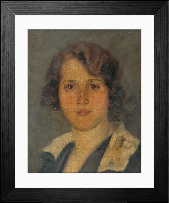 Framed Print : Portrait of the artist's wife, 1935. Creator: Andrej Kovacik. Portrait of the artist's wife, 1935. Creator: Andrej Kovacik Framed Print : Portrait of the artist's wife, 1935. Creator: Andrej Kovacik. Portrait of the artist's wife, 1935. Creator: Andrej Kovacik