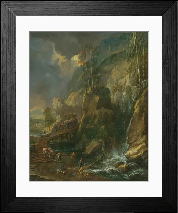 Framed Print : Before the Storm, 1690-1700. Creator: Anton Faistenberger Framed Print : Before the Storm, 1690-1700. Creator: Anton Faistenberger