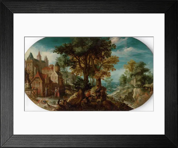 Framed Print : The Banishment of Hagar, 1610-1620. Creator: Anton Mirou Framed Print : The Banishment of Hagar, 1610-1620. Creator: Anton Mirou