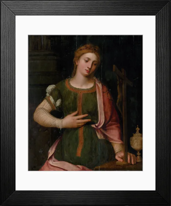 Framed Print : Penitent Mary Magdalene, around 1540. Creator: Unknown Framed Print : Penitent Mary Magdalene, around 1540. Creator: Unknown