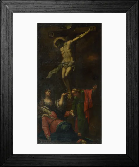 Framed Print : Crucified, 1692. Creator: Antoni Franciszek Ludwik Konikiewicz Framed Print : Crucified, 1692. Creator: Antoni Franciszek Ludwik Konikiewicz