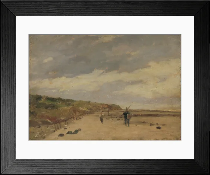 Framed Print : On the Coast, 1870-1890. Creator: Antonin Chittussi Framed Print : On the Coast, 1870-1890. Creator: Antonin Chittussi