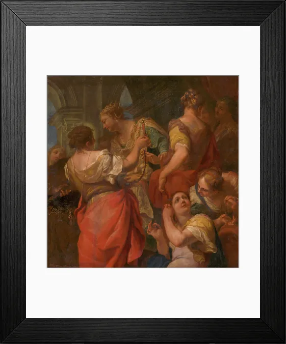 Framed Print : Achilles and the Daughters of King Lycomedes, 1670-1700. Creator: Antonio Molinari Framed Print : Achilles and the Daughters of King Lycomedes, 1670-1700. Creator: Antonio Molinari