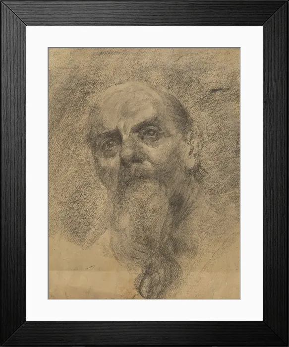 Framed Print : Study of a Man's Head, 1890-1900. Creator: Ludovit Cordak. Study of a Man's Head, 1890-1900. Creator: Ludovit Cordak Framed Print : Study of a Man's Head, 1890-1900. Creator: Ludovit Cordak. Study of a Man's Head, 1890-1900. Creator: Ludovit Cordak