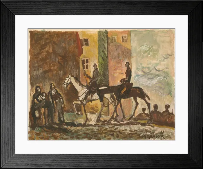 Framed Print : Triumphal return, 1944-1945. Creator: Cyprian Majernik Framed Print : Triumphal return, 1944-1945. Creator: Cyprian Majernik