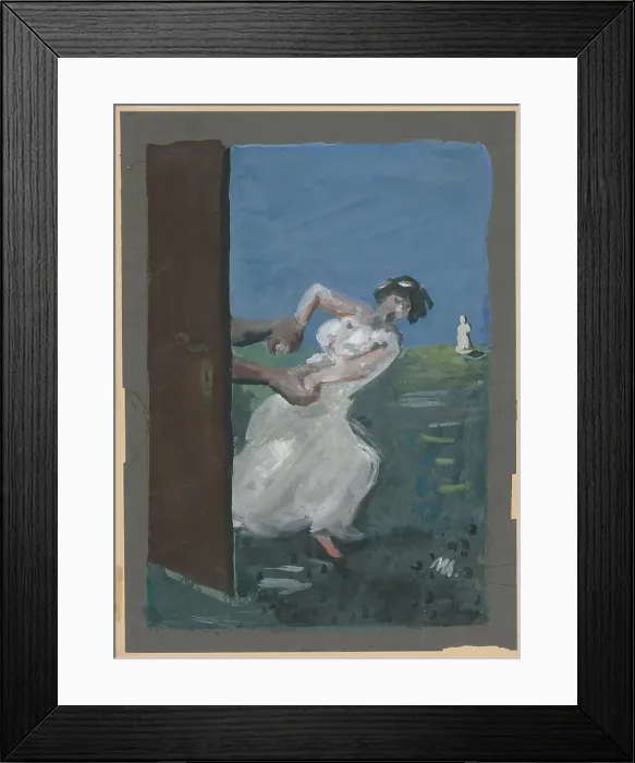Framed Print : Study for the Embrace, 1936. Creator: Cyprian Majernik Framed Print : Study for the Embrace, 1936. Creator: Cyprian Majernik