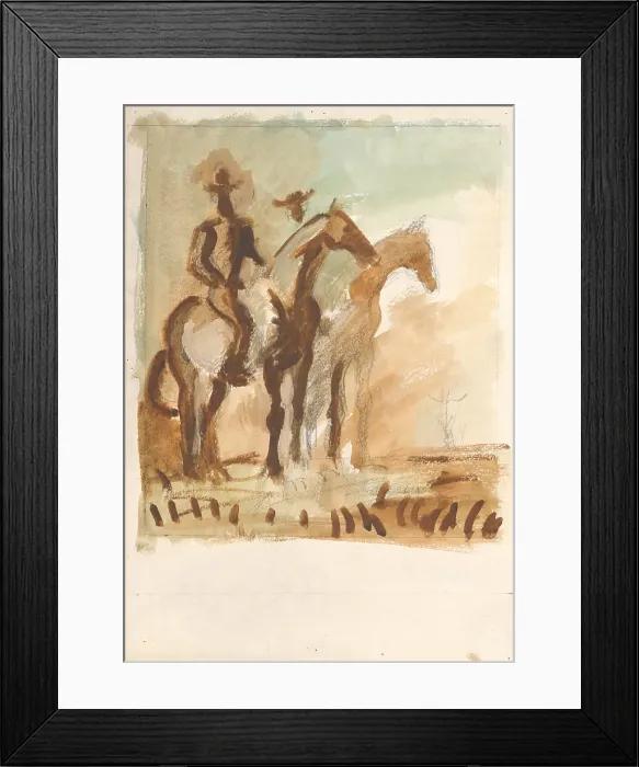 Framed Print : Study of a Patrolman, 1930-1939. Creator: Cyprian Majernik Framed Print : Study of a Patrolman, 1930-1939. Creator: Cyprian Majernik