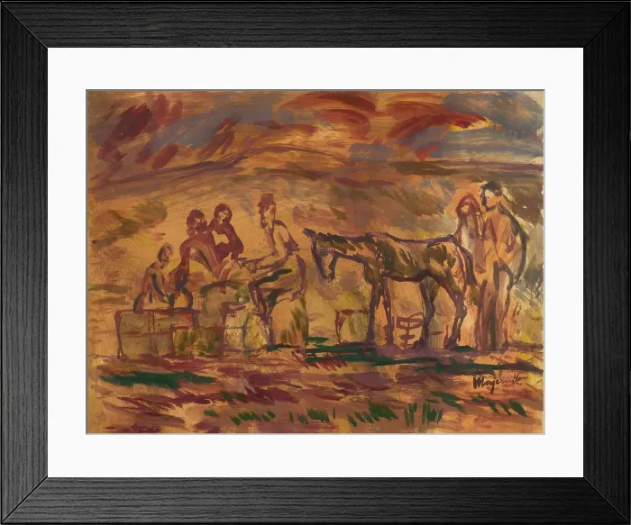 Framed Print : Victims of war, 1944. Creator: Cyprian Majernik Framed Print : Victims of war, 1944. Creator: Cyprian Majernik