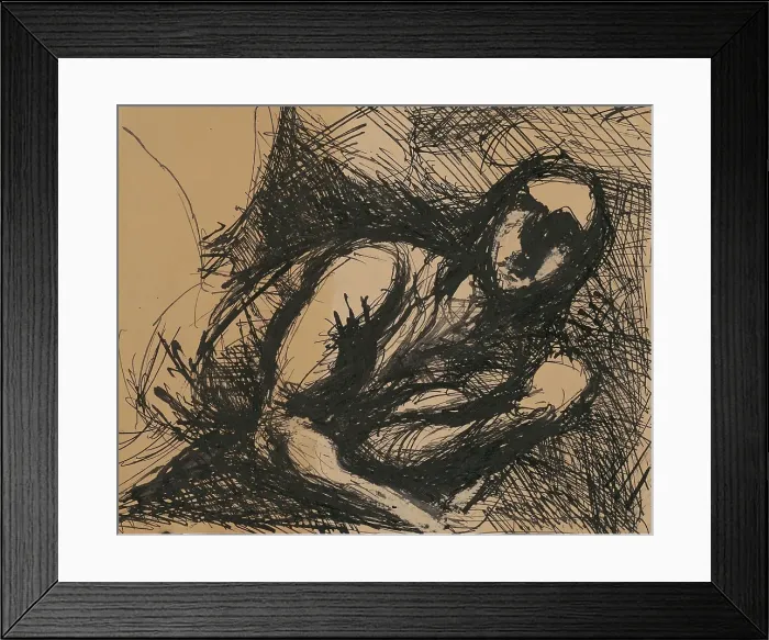 Framed Print : Woman, 1940-1944. Creator: Jan Novak Framed Print : Woman, 1940-1944. Creator: Jan Novak