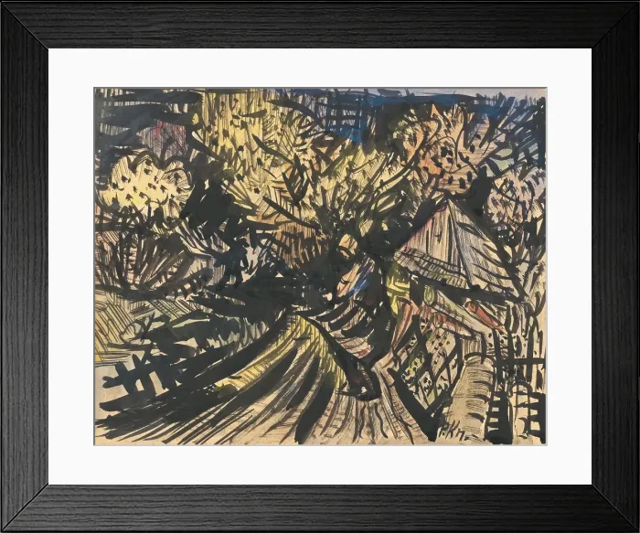 Framed Print : Forest landscape in autumn, 1940-1944. Creator: Arnold Peter Weisz-Kubincan Framed Print : Forest landscape in autumn, 1940-1944. Creator: Arnold Peter Weisz-Kubincan