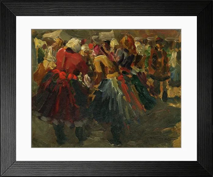 Framed Print : At the market, 1925-1930. Creator: Teodor Jozef Mousson Framed Print : At the market, 1925-1930. Creator: Teodor Jozef Mousson