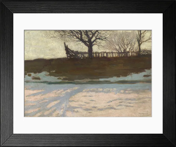 Framed Print : Landscape near Stranany, c1928. Creator: Teodor Jozef Mousson Framed Print : Landscape near Stranany, c1928. Creator: Teodor Jozef Mousson