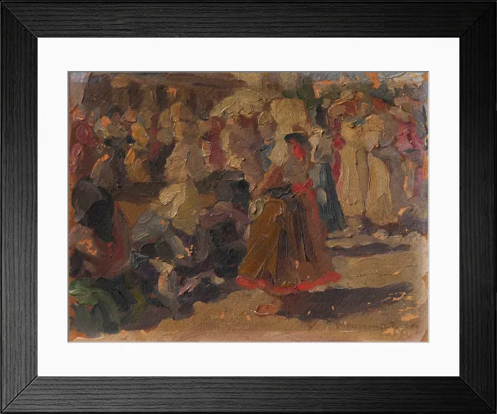 Framed Print : Fair - A Study, around 1935. Creator: Teodor Jozef Mousson Framed Print : Fair - A Study, around 1935. Creator: Teodor Jozef Mousson