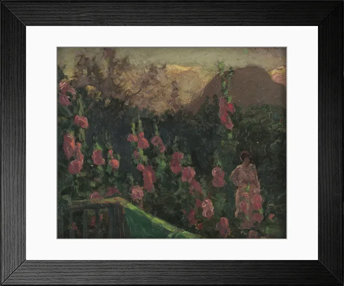 Framed Print : In the garden, c1930. Creator: Teodor Jozef Mousson Framed Print : In the garden, c1930. Creator: Teodor Jozef Mousson
