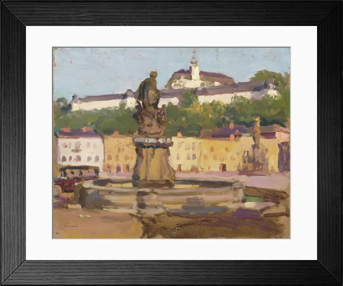 Framed Print : Fulnek, around 1930. Creator: Teodor Jozef Mousson Framed Print : Fulnek, around 1930. Creator: Teodor Jozef Mousson