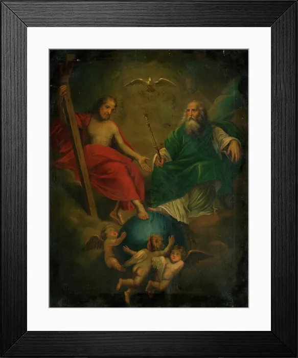 Framed Print : The Holy Trinity, 1801. Creator: Unknown