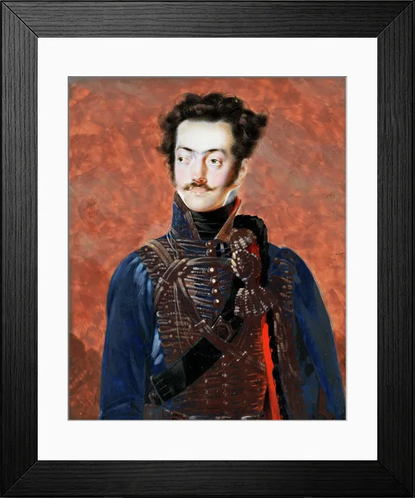 Framed Print : Portrait of Baron Jozef Mednyanszky, 1800. Creator: Unknown Framed Print : Portrait of Baron Jozef Mednyanszky, 1800. Creator: Unknown