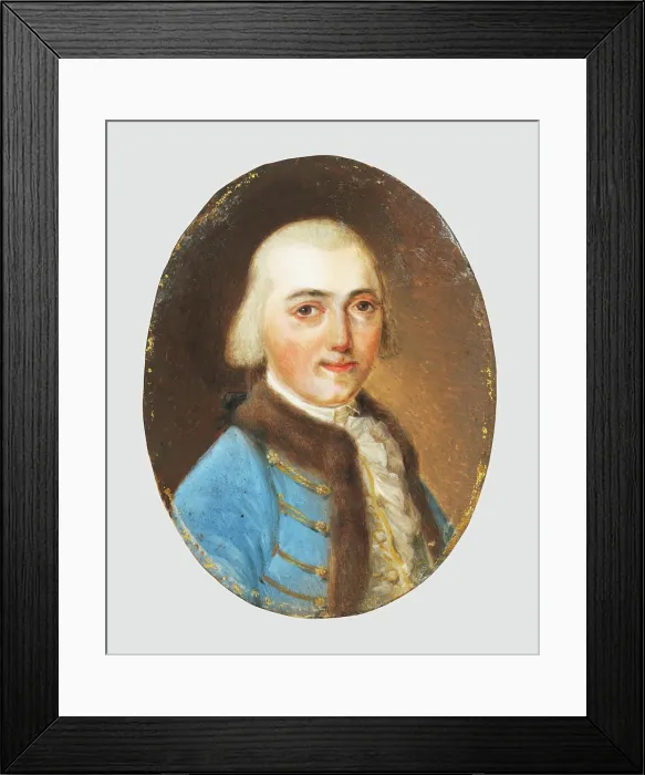 Framed Print : Portrait of Martin Sturman, around 1800. Creator: Unknown Framed Print : Portrait of Martin Sturman, around 1800. Creator: Unknown