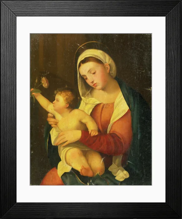 Framed Print : Madonna, 1700-1800. Creator: Unknown Framed Print : Madonna, 1700-1800. Creator: Unknown