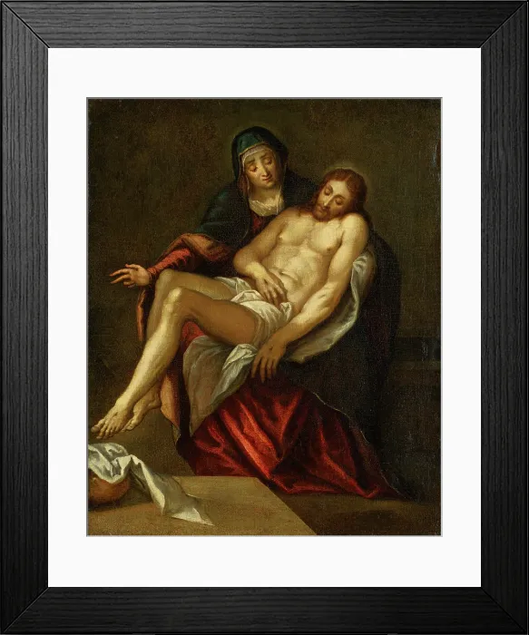 Framed Print : Pieta, 1650-1750. Creator: Unknown Framed Print : Pieta, 1650-1750. Creator: Unknown