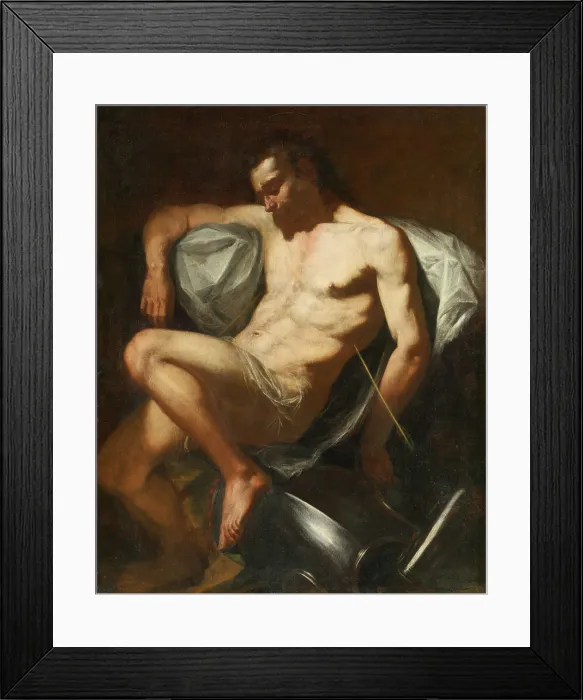 Framed Print : St. Sebastian, around 1630. Creator: Unknown