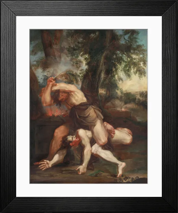 Framed Print : Cain and Abel, 1770-1790. Creator: Unknown