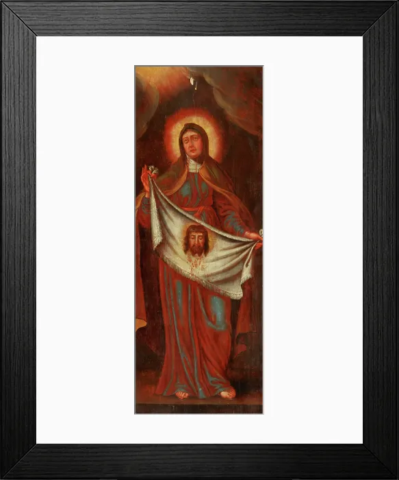 Framed Print : Saint Veronica, 1720 around. Creator: Unknown Framed Print : Saint Veronica, 1720 around. Creator: Unknown