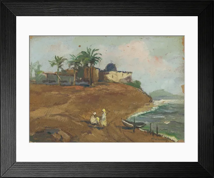 Framed Print : By the Dalmatian Sea, around 1930. Creator: Teodor Jozef Mousson Framed Print : By the Dalmatian Sea, around 1930. Creator: Teodor Jozef Mousson