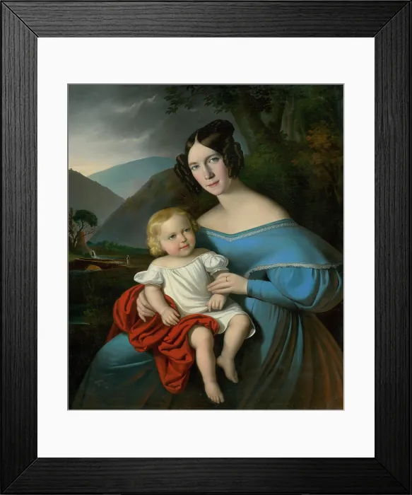 Framed Print : Madonna and Child, 1833. Creator: Unknown Framed Print : Madonna and Child, 1833. Creator: Unknown