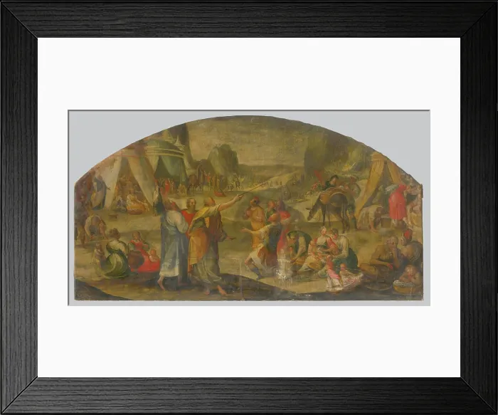 Framed Print : Design for Lunette Decoration, 1750-1800. Creator: Unknown Framed Print : Design for Lunette Decoration, 1750-1800. Creator: Unknown