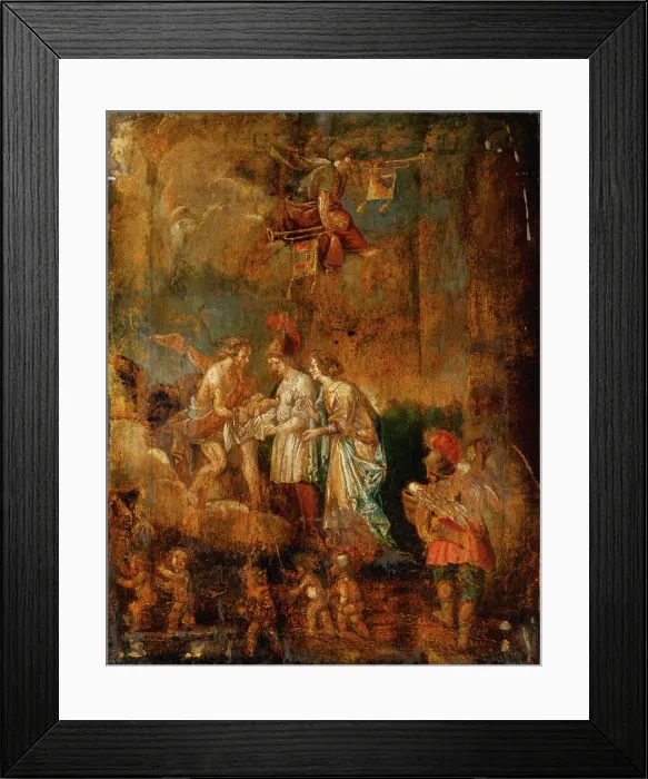 Framed Print : Finding of Moses, 1850-1875. Creator: Unknown Framed Print : Finding of Moses, 1850-1875. Creator: Unknown