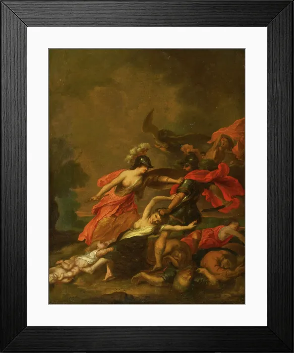 Framed Print : Fight, 1750-1770. Creator: Unknown Framed Print : Fight, 1750-1770. Creator: Unknown