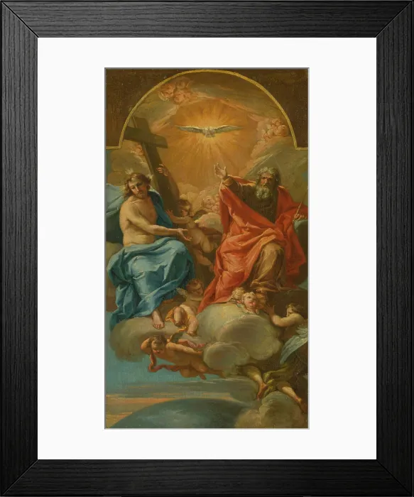 Framed Print : The Holy Trinity, 1770-1790. Creator: Unknown Framed Print : The Holy Trinity, 1770-1790. Creator: Unknown