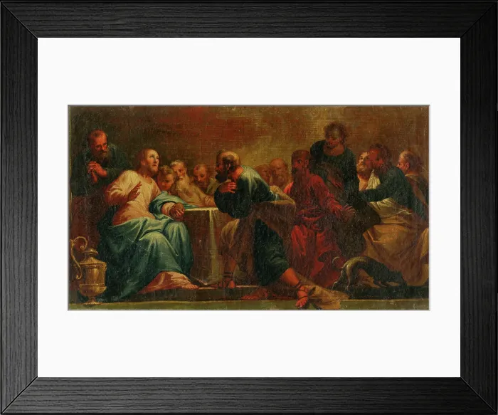 Framed Print : The Last Supper, 1770-1790. Creator: Unknown Framed Print : The Last Supper, 1770-1790. Creator: Unknown
