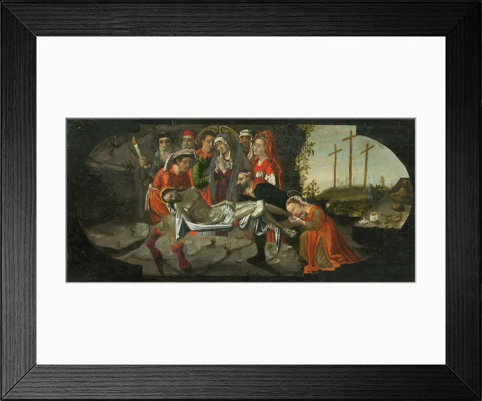 Framed Print : The Entombment of Christ, 1580-1620. Creator: Unknown Framed Print : The Entombment of Christ, 1580-1620. Creator: Unknown