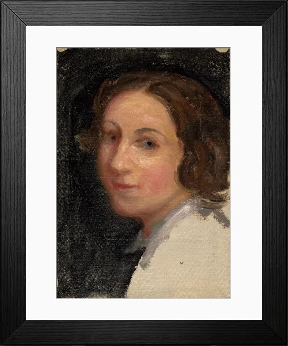Framed Print : Portrait of D. Rosulkova-Kubikova, 1931. Creator: Stefan Straka Framed Print : Portrait of D. Rosulkova-Kubikova, 1931. Creator: Stefan Straka