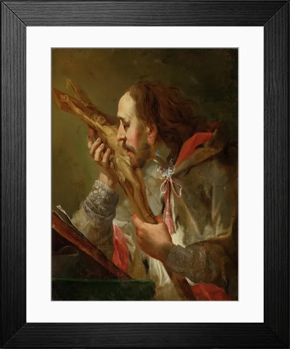 Framed Print : St. John of Nepomuk. Silent Witness, 1700-1750. Creator: Unknown Framed Print : St. John of Nepomuk. Silent Witness, 1700-1750. Creator: Unknown