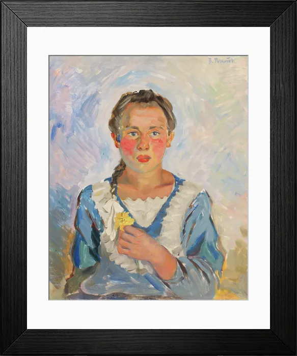 Framed Print : Girl from Nizny Hrabovec, 1942. Creator: Stefan Polkorab Framed Print : Girl from Nizny Hrabovec, 1942. Creator: Stefan Polkorab
