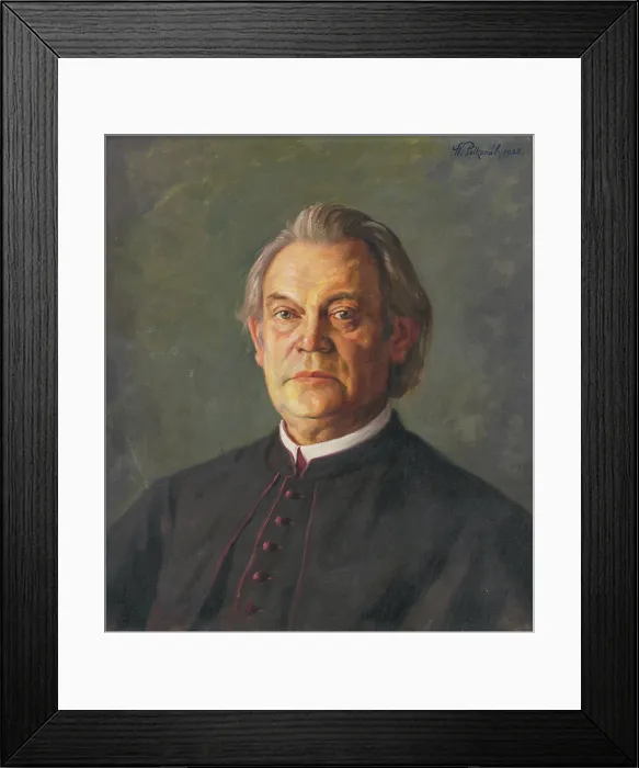 Framed Print : Portrait of Msgr. Koliska, 1928. Creator: Stefan Polkorab Framed Print : Portrait of Msgr. Koliska, 1928. Creator: Stefan Polkorab