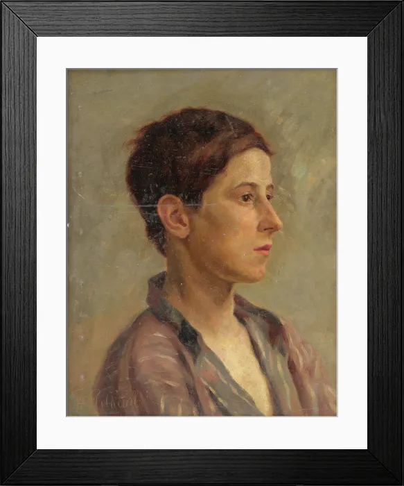 Framed Print : Head study of a boy, 1935-1940. Creator: Stefan Polkorab Framed Print : Head study of a boy, 1935-1940. Creator: Stefan Polkorab