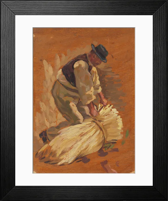 Framed Print : Study of a Sheaf-Binder, around 1928. Creator: Stefan Polkorab Framed Print : Study of a Sheaf-Binder, around 1928. Creator: Stefan Polkorab